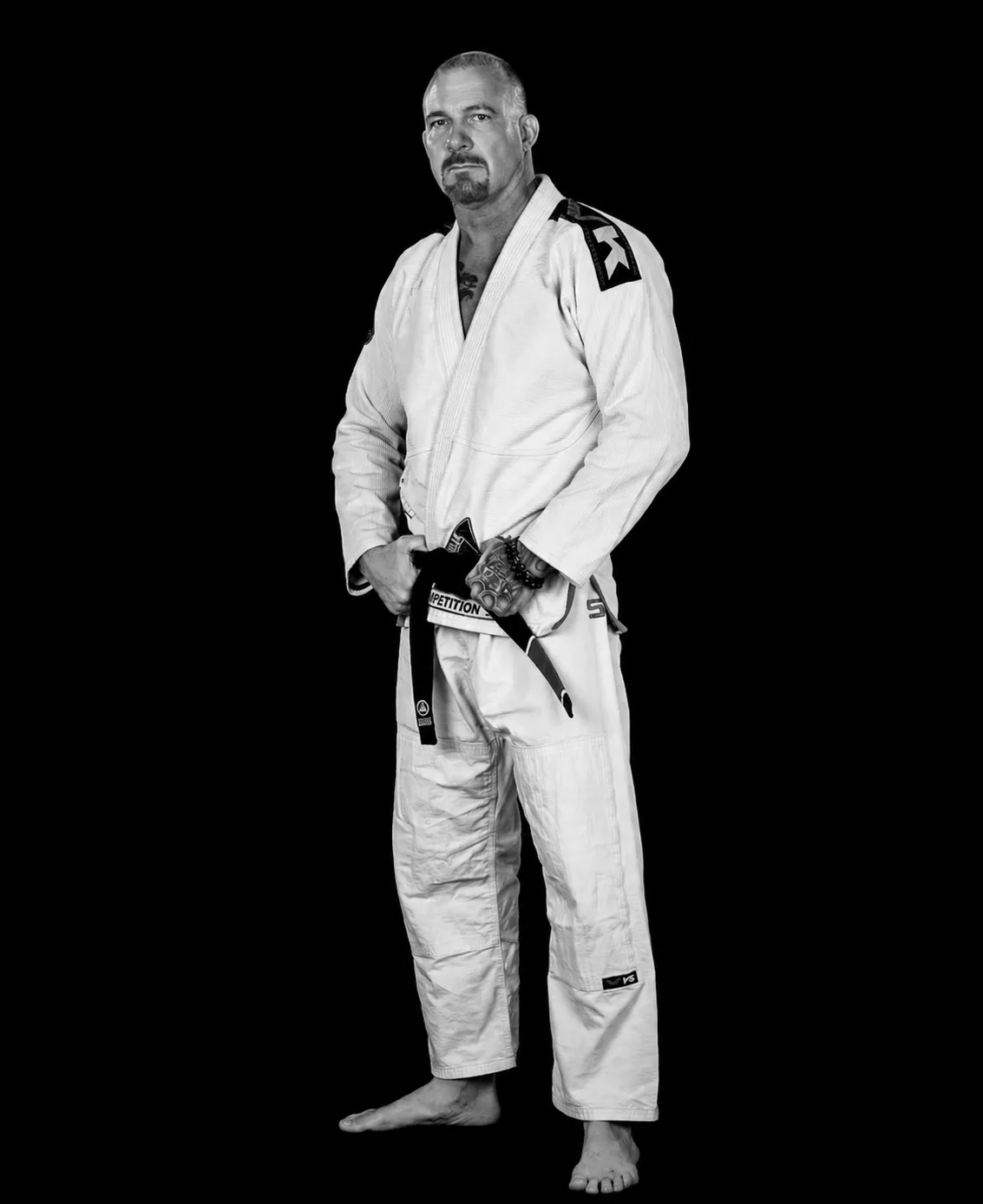 Rick in his BJJ gi and black belt