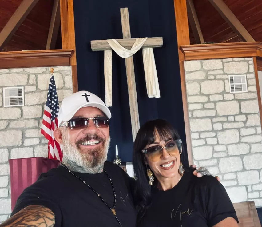 Rick and Tracy at church