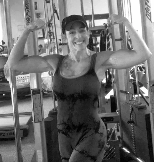 Tracy Koenig at the gym